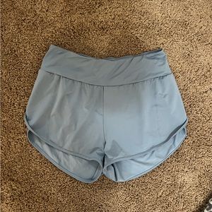 Shein blue athletic material shorts